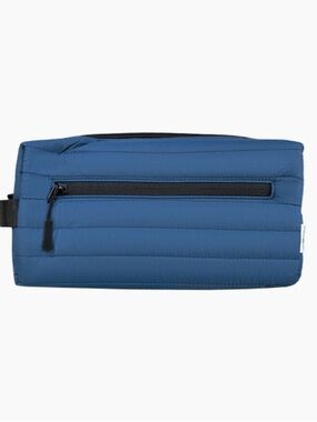 NEW Capture Accessories Blue Quilted Toiletry Bag